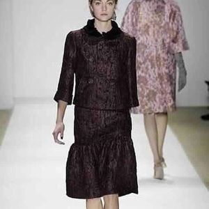 NWT Monique Lhuillier Runway Jacket/Skirt